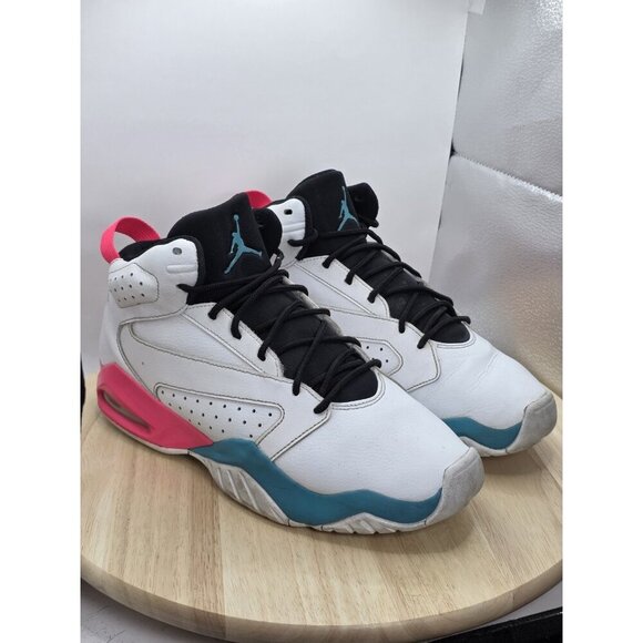 Mens Nike Jordan Lift Off Basketball Shoes Size 9 White South Beach AR4430 105 - Picture 5 of 9